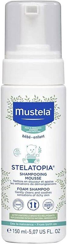 

Mustela 150ml Stelatopia Foam Shampoo for Babies