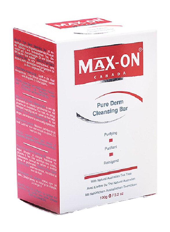 

Max-on Pure Derm Cleansing Bar, 100gm