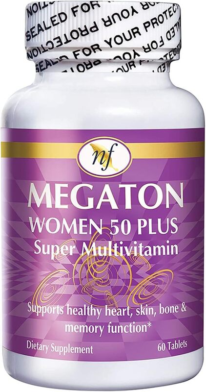 Natural Fervor Megaton Women 50+ Super Multivitamin, 60 Tablets