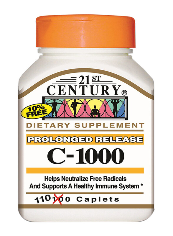 

21st Century Vitamin C Rose Hips Dietary Supplement, 500mg, 110 Tablets