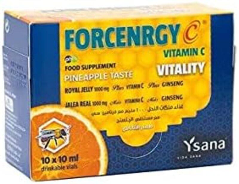 

Ysana Forsnergy with Vitamin-C 10 Drinking Bottles for Vitality and Energy, 10ml