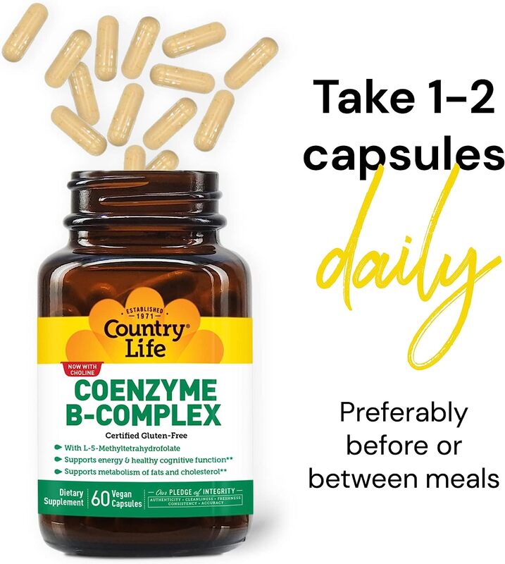 Country Life Coenzyme B-Complex Capsules, 60 Capsules