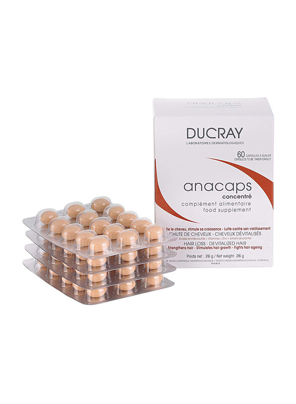 

Ducray Anacaps Food Supplement, 60 Tablets