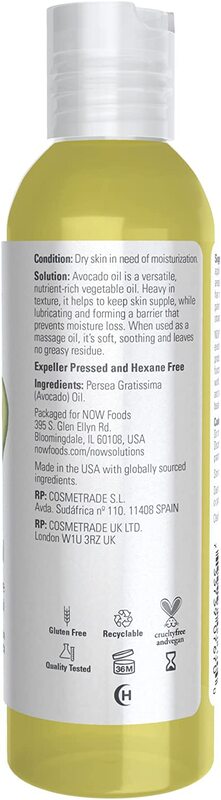 Now Solutions Avocado Oil, 118ml