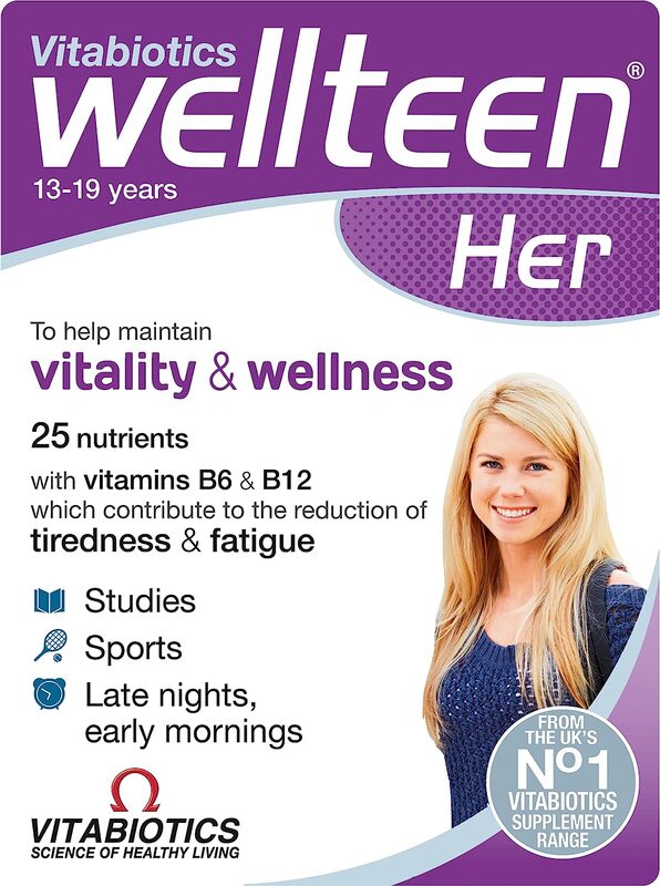 Vitabiotics Wellteen Vitality & Wellness Her, 30 Tablets