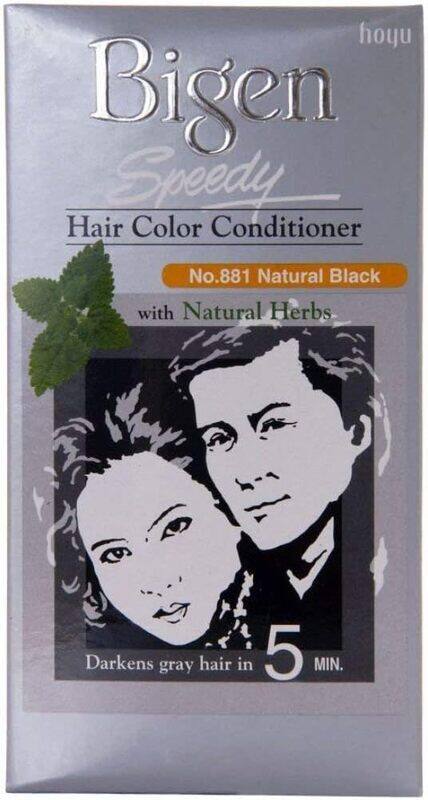 

Bigen Speedy Hair Color Conditioner, No. 881 Natural Black