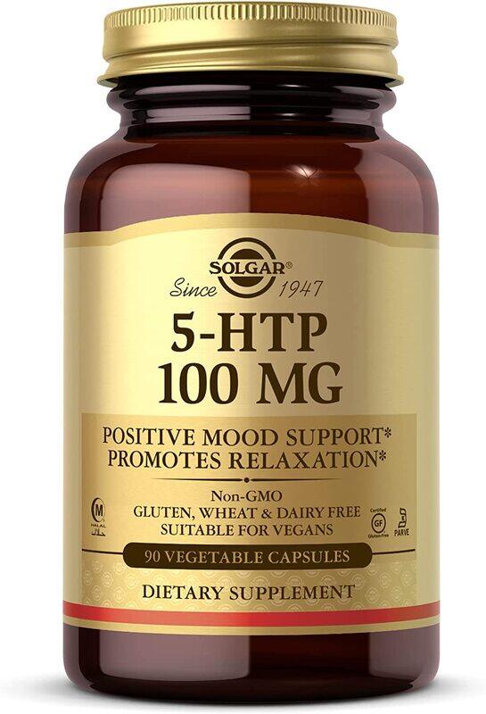 

Solgar 5 HTP Dietary Supplement, 100mg, 90 Capsules