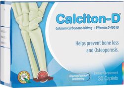 Vital Health Calciton-D Dietary Supplement, 30 Caplets