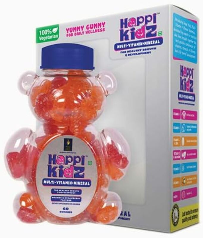 British Life Sciences Happy Kidz Multivitamin Gummies for Kids, 60 Gummies