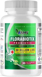 AMS Florabiotix Probiotic, 30 Capsules