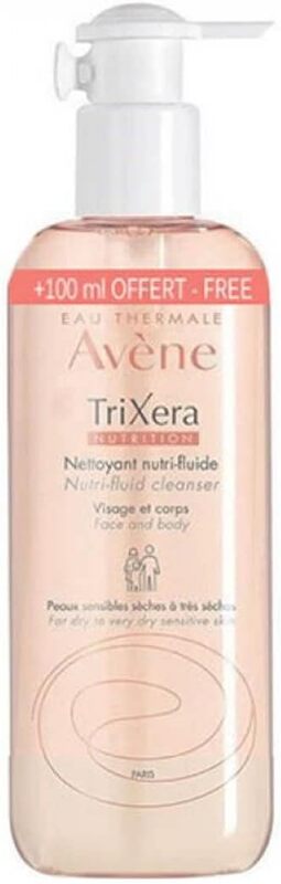 Avene Trixera Nutrition Nutria-Fluide Cleanser, 500ml