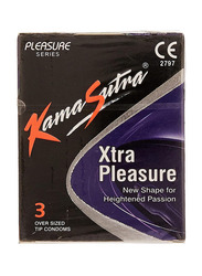 Kamasutra Extra Pleasure Condoms, 3 Pieces