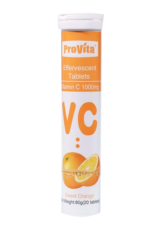 

Provita Vitamin C Effervescent Tablets, 1000mg, 20 Tablets