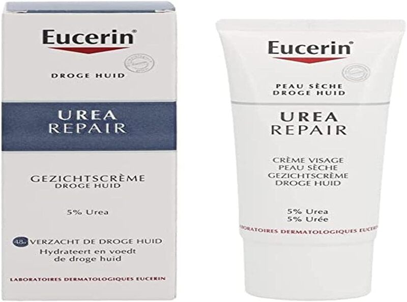 Eucerin 5% Urea Repair Smoothing Face Cream, 50ml