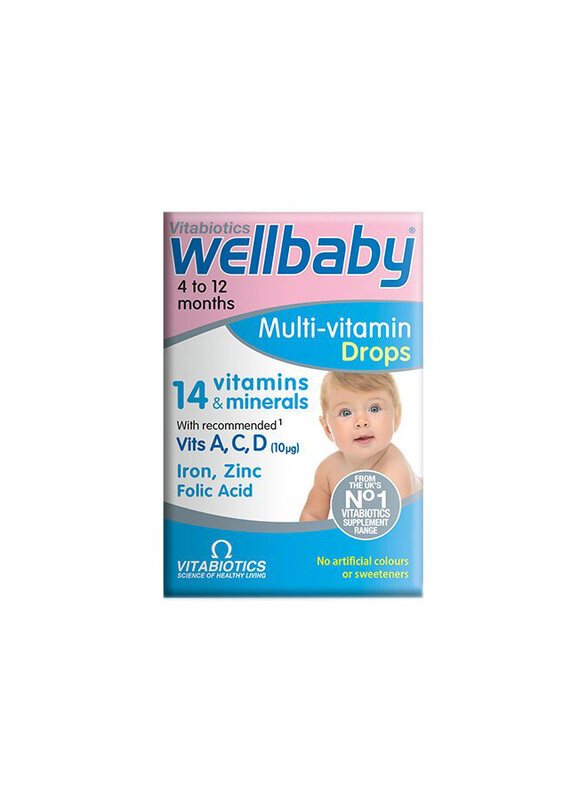 

Vitabiotics Wellbaby Multivitamin Drops, 30ml
