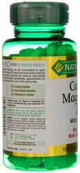 Nature's Bounty Calcium Magnesium Zinc Dietary Supplement, 100 Caplets