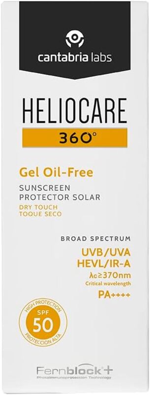 Heliocare 360 Gel Oil-Free SPF 50, 50ml