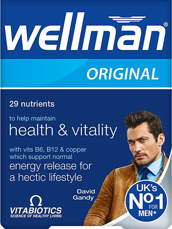 Vitabiotics Wellman Energy Release Tablets, 30 Tablets