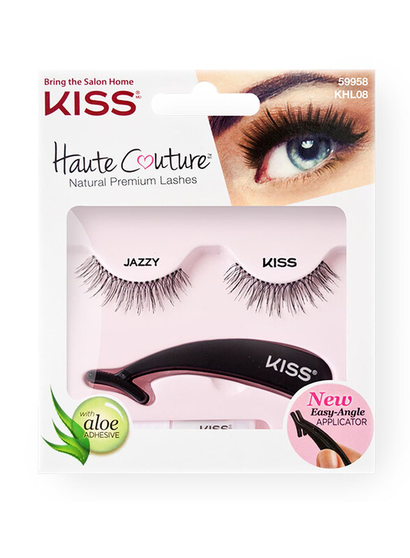 

Kiss Haute Couture Single Lashes Khl08Gt Cosmetic Eyelashes, 2 Piece, Black