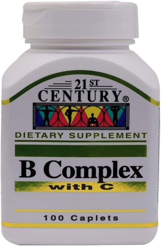 21st Century B Complex with C Caplets, 100 Capsules