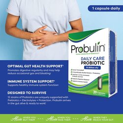 Probulin Daily Care Probiotic Capsules, 30 Capsules