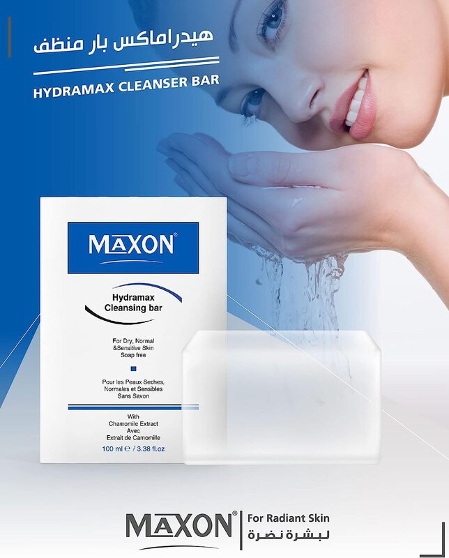 maxon Hydramax Cleansing Soap Bar, 100gm