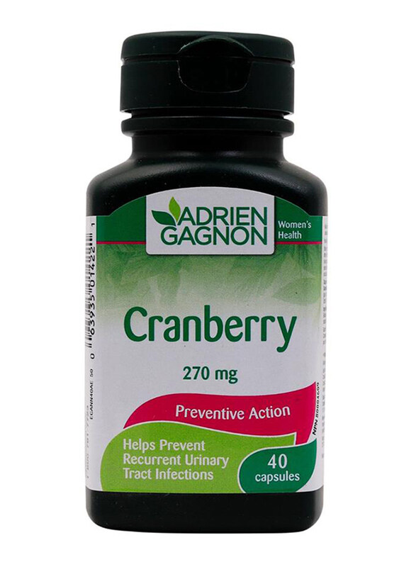 

Adrien Gagnon Cranberry, 270mg, 40 Capsules
