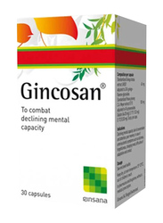 Gincosan Hard Gelatin Tablets, 30 Tablets