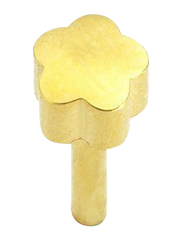 

Caflon Single Flower Shape Blue Sys, Gold