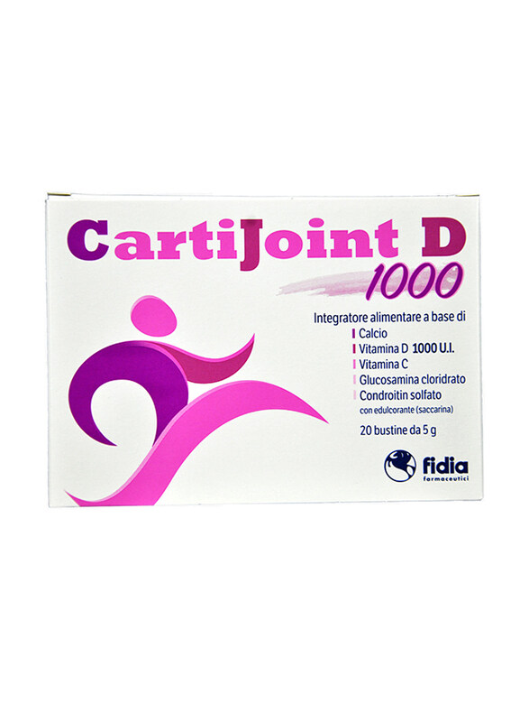 

Cartijoint D Calcium With Vitamin D & C Supplement, 20 Sachets