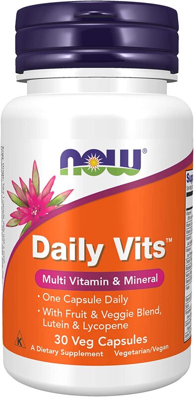 Now Foods Daily Vits Multi Vitamin & Mineral, 30 Capsules