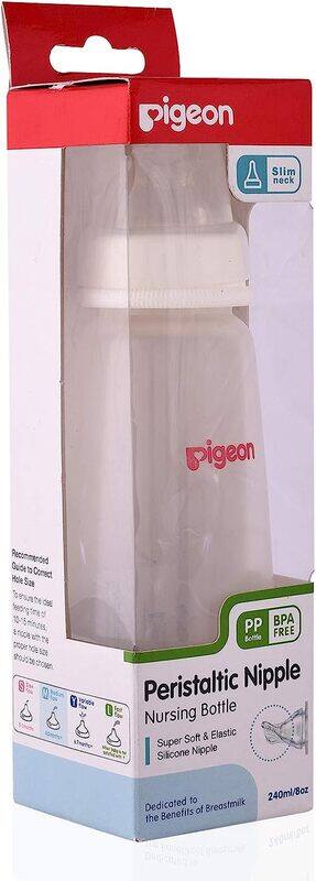 

Pigeon BPA-Free Slim Neck Bottle, Newborn, 240ml, Clear
