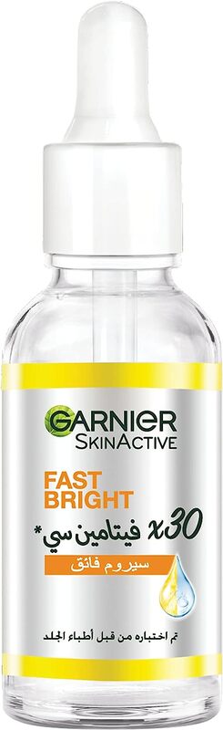 Garnier Skinactive Fast Bright 30X Vitamin C Anti Dark Spot Serum, 30ml