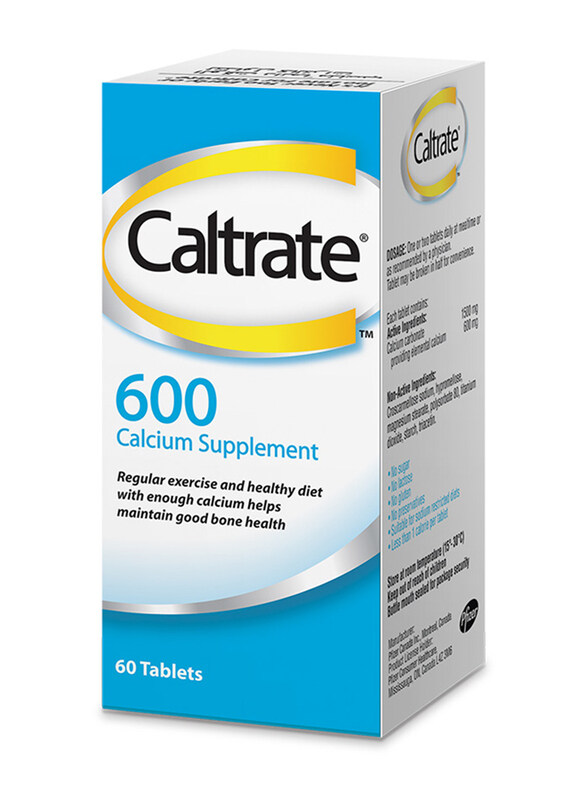 

Caltrate Calcium Supplement, 600mg, 60 Tablets