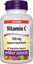 Webber Naturals Vitamin C Vegan Capsules, 500mg, 60 Capsules