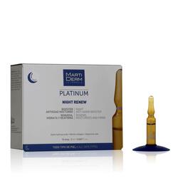 Martiderm Platinum Night Review Face Ampoules, 2ml