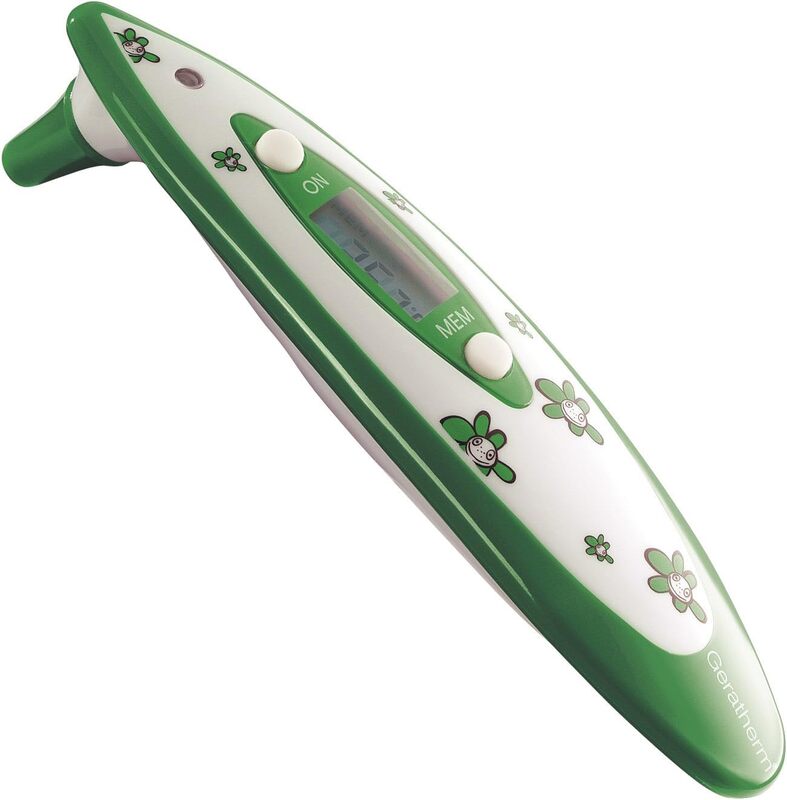 Geratherm Duo Temp Multi-Stem Thermometer, Green/White