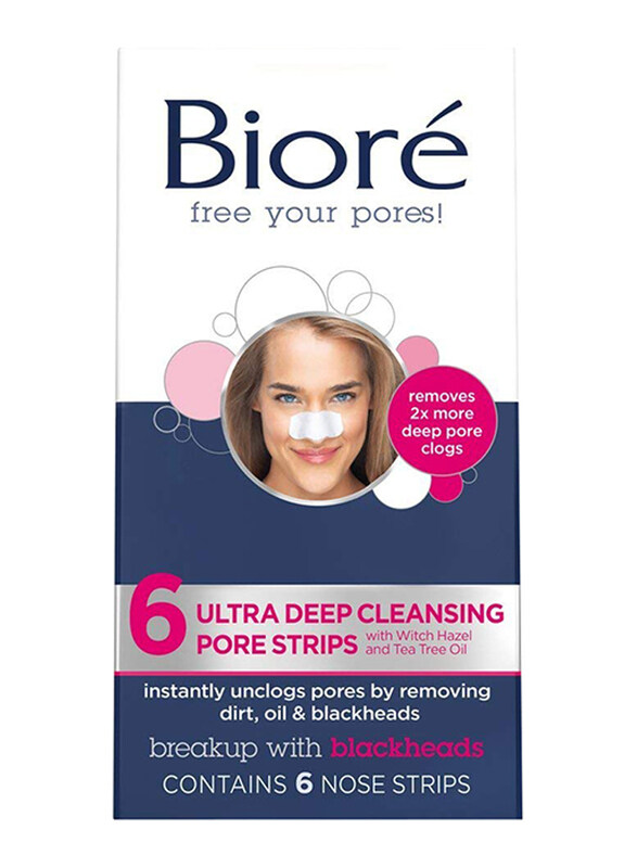 

Biore Deep Cleansing Charcoal Pore Nose Strips, 5 Strips