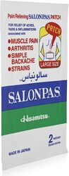 Salonpas Large Pain Relieving Patch, 2 Pieces