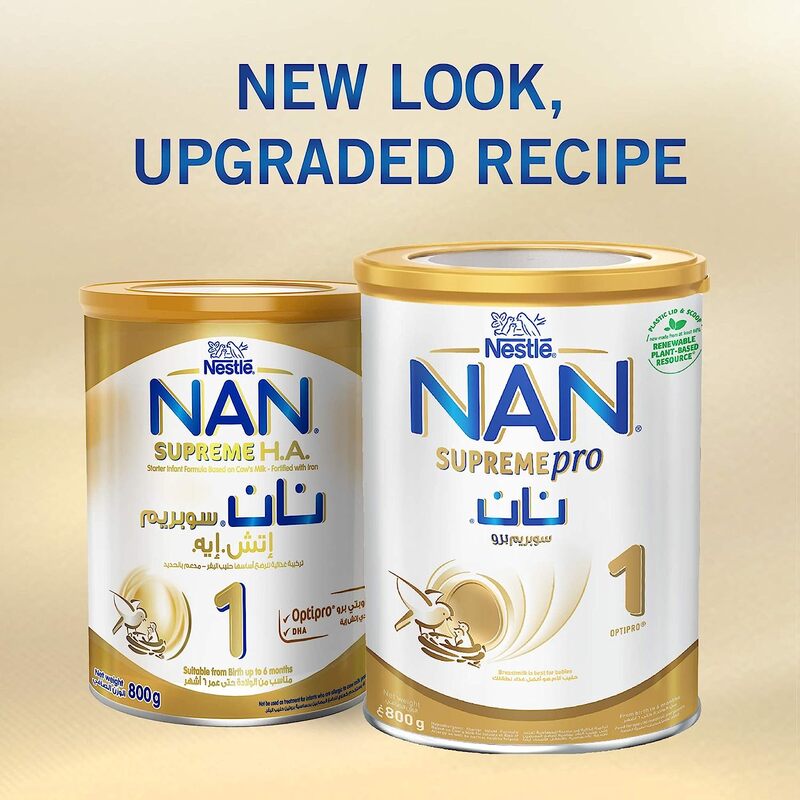 Nestle NAN Supremepro Stage 1, From 0 to 6 Months, 800g : : Grocery