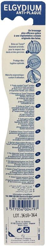 Pierre Fabre Elgydium Anti-Plaque Soft Toothbrush, 1 Piece