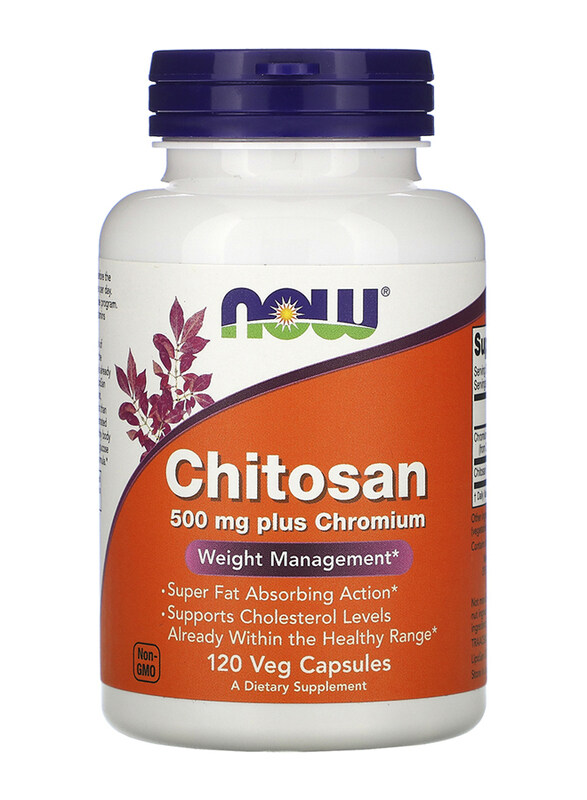

Now Foods Chitosan with Chromium, 500mg, 120 Capsules