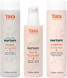 Tara Nurture Care System Shampoo and Conditioner & Leave-in, 3 x 250ml