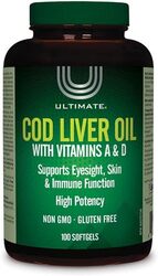 Ultimate Cod Liver Oil with Vit. A & D, 100 Softgels