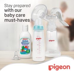 Pigeon Feeding Bottle With Cap, 240ml, Blue