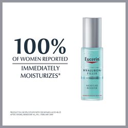 Eucerin Hyaluron-Filler Moisture Booster With Hyaluronic Acid 24-Hour Moisturization Gel, 30ml