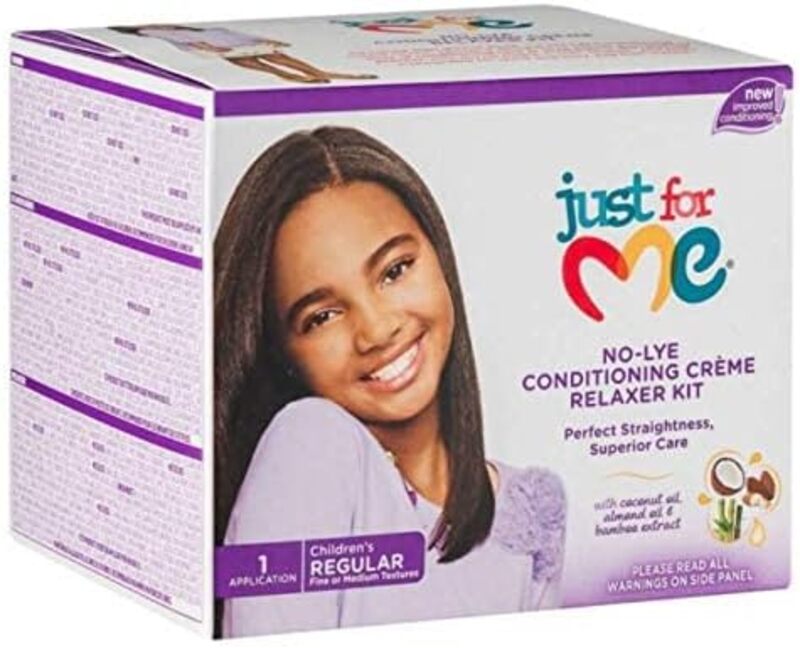 Just For Me Soft & Beautiful Just For Me No-Lye Conditioning Creme Relaxer Kit, Set