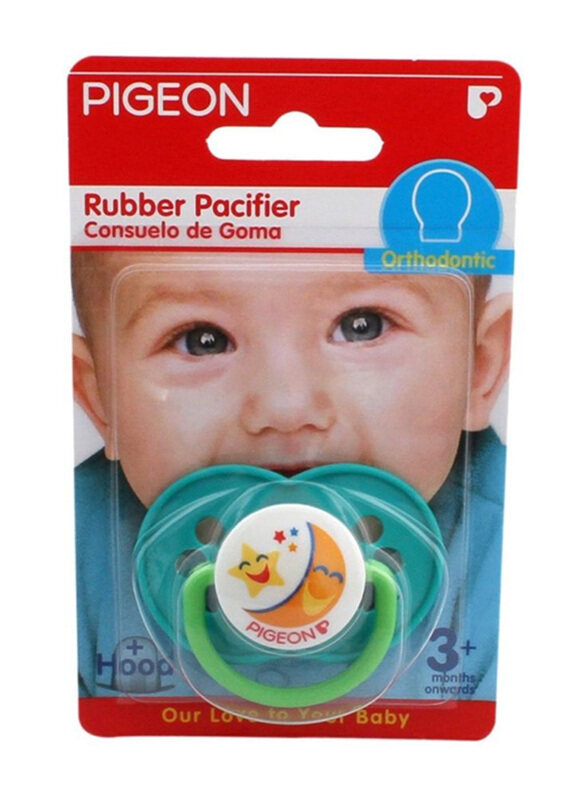 

Pigeon Rubber Pacifier, Blue