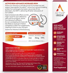 Solvotrin Active Iron Advance Iron Supplement, 25mg, 30 Capsules