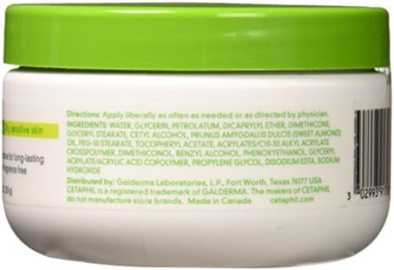 Cetaphil Fragrance Free Moisturizing Cream, 8.8Oz